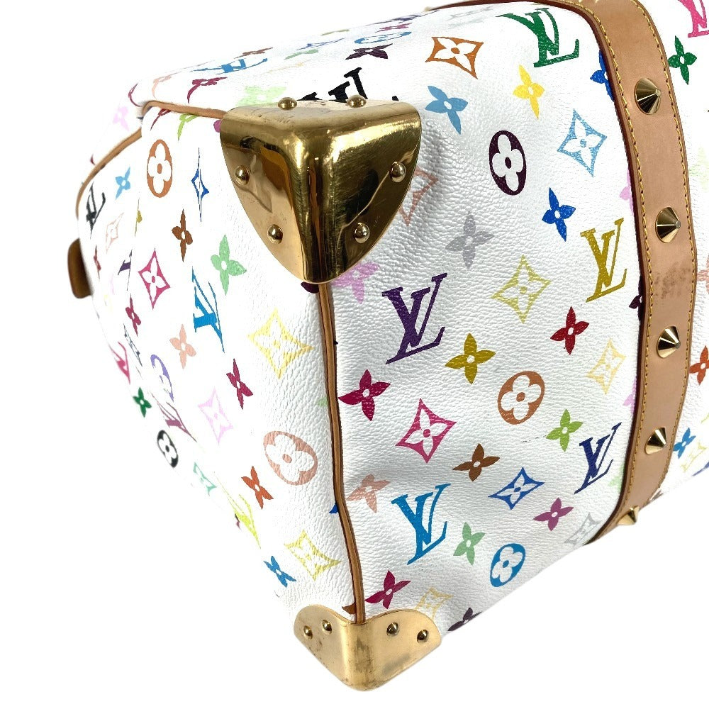 LOUIS VUITTON M92641 モノグラムマルチカラー 村上隆 キーポル45 キーポル 45 カバン 旅行バッグ トラベルバッグ ハンドバッグ ボストンバッグ モノグラムマルチカラーキャンバス ユニセックス ブロン ホワイト