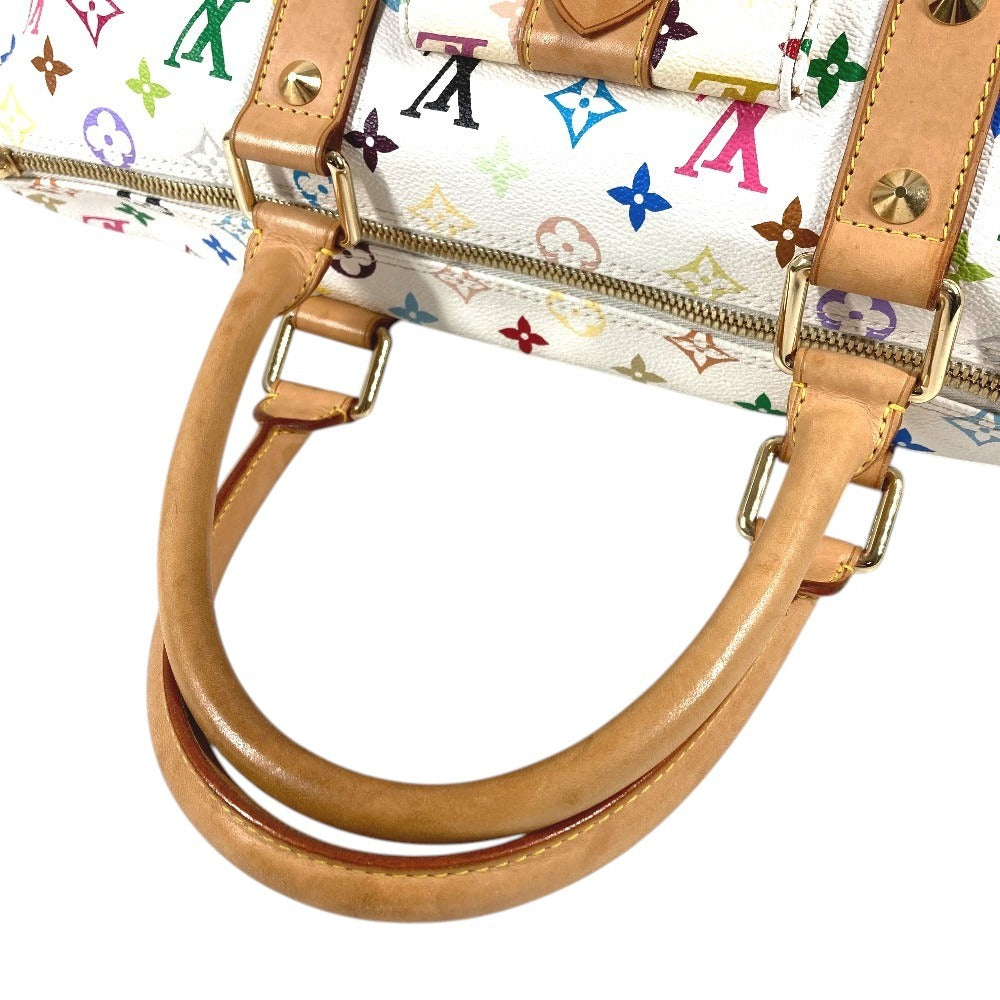 LOUIS VUITTON M92641 モノグラムマルチカラー 村上隆 キーポル45 キーポル 45 カバン 旅行バッグ トラベルバッグ ハンドバッグ ボストンバッグ モノグラムマルチカラーキャンバス ユニセックス ブロン ホワイト
