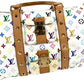 LOUIS VUITTON M92641 モノグラムマルチカラー 村上隆 キーポル45 キーポル 45 カバン 旅行バッグ トラベルバッグ ハンドバッグ ボストンバッグ モノグラムマルチカラーキャンバス ユニセックス ブロン ホワイト