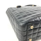 CHANEL วินเทจ โลโก้ CC โคโค่มาร์ค ช็อกโกแลตบาร์ กระเป๋า โท้ทแบค แฮนด์แบค หนัง ยูนิเซ็กส์ สีดำ
