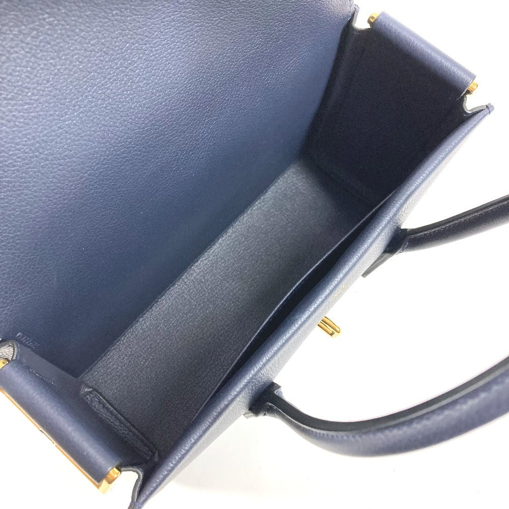 HERMES ニュードラッグ22 ニュードラッグ 22 カバン トートバッグ 斜め掛け ハンドバッグ ショルダーバッグ エバーカラー ユニセックス ネイビー