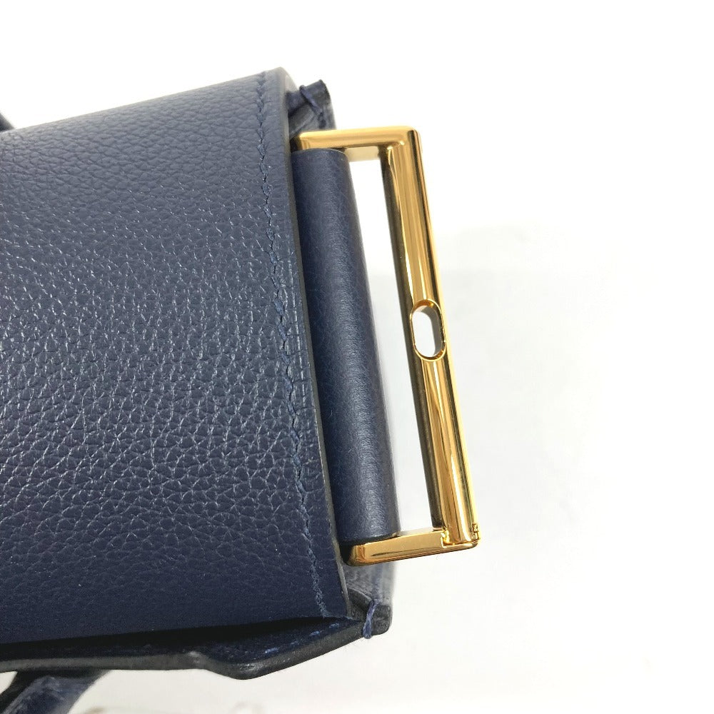HERMES ニュードラッグ22 ニュードラッグ 22 カバン トートバッグ 斜め掛け ハンドバッグ ショルダーバッグ エバーカラー ユニセックス ネイビー