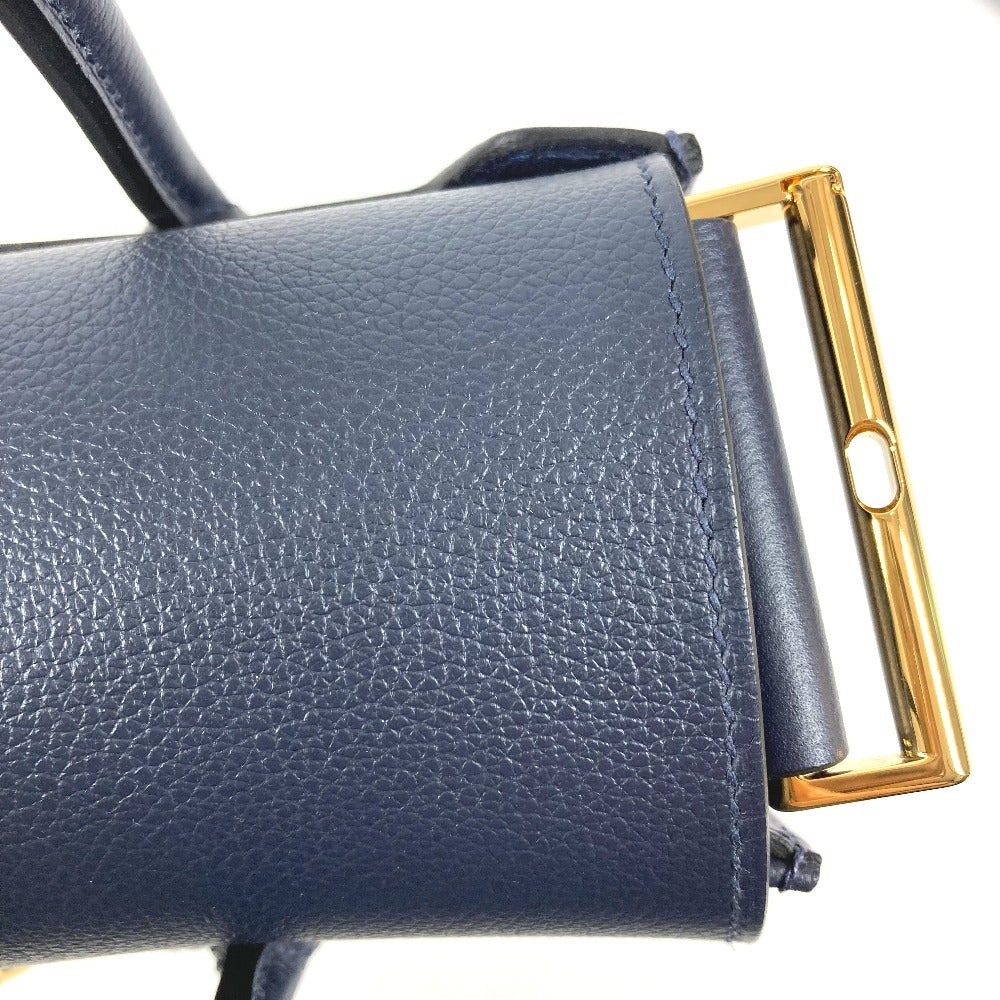 HERMES ニュードラッグ22 ニュードラッグ 22 カバン トートバッグ 斜め掛け ハンドバッグ ショルダーバッグ エバーカラー ユニセックス ネイビー