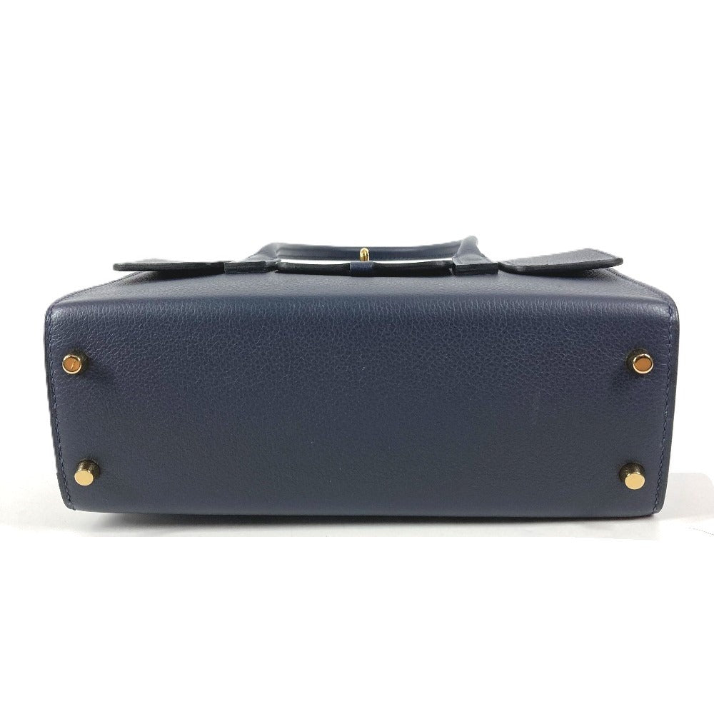 HERMES ニュードラッグ22 ニュードラッグ 22 カバン トートバッグ 斜め掛け ハンドバッグ ショルダーバッグ エバーカラー ユニセックス ネイビー
