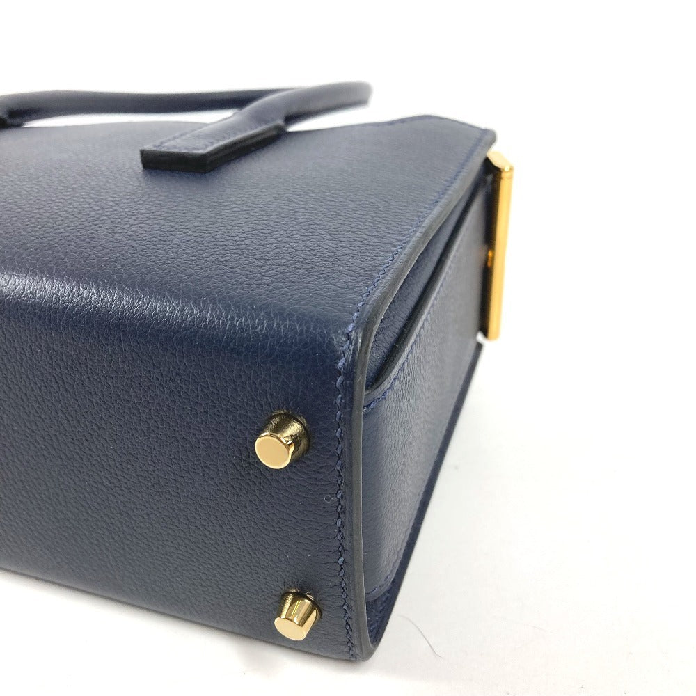 HERMES ニュードラッグ22 ニュードラッグ 22 カバン トートバッグ 斜め掛け ハンドバッグ ショルダーバッグ エバーカラー ユニセックス ネイビー