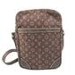 LOUIS VUITTON M95228 Monogram Minilan Danube Shoulder Bag, Pochette, Crossbody Bag, Monogram Minilan Canvas, Unisex, Brown