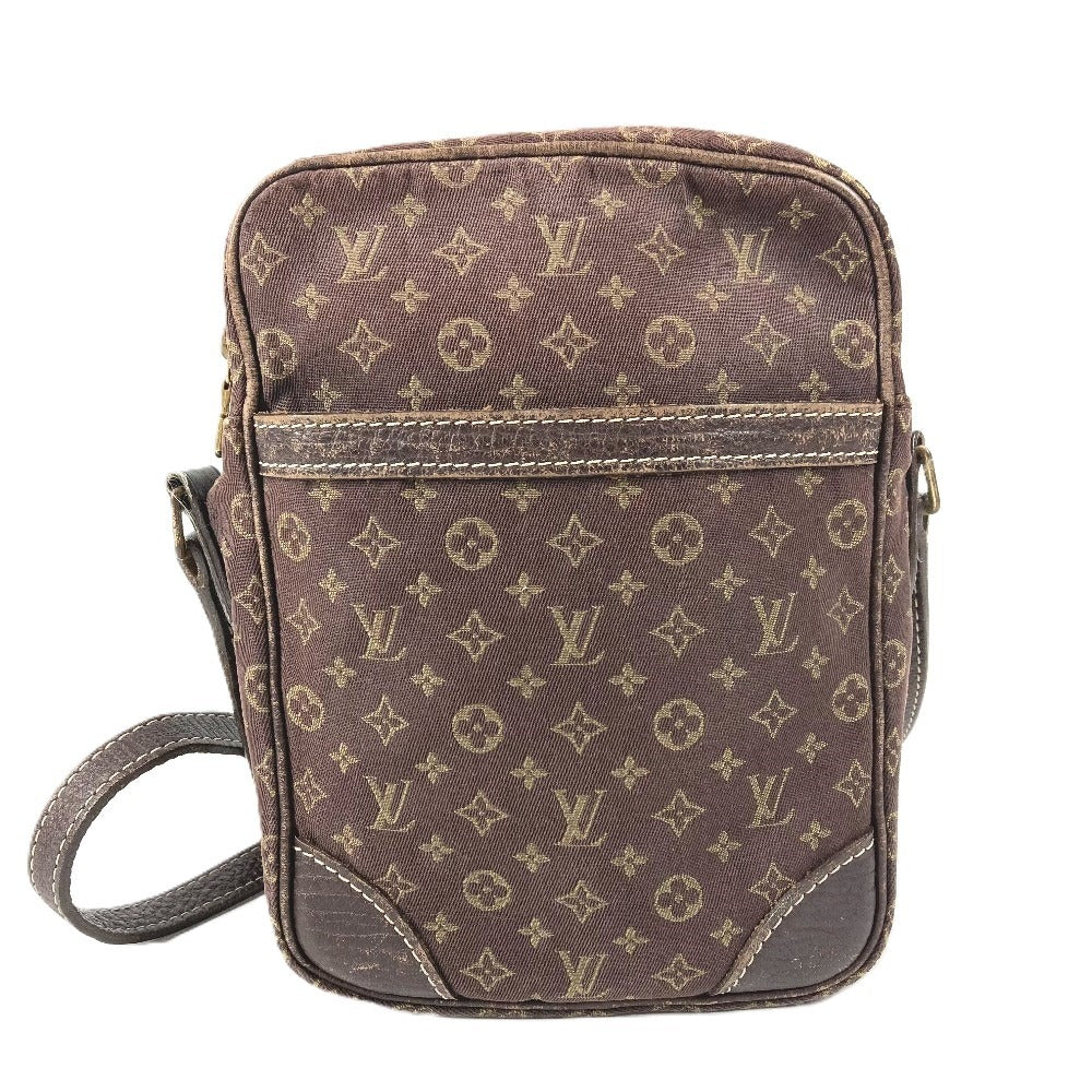 LOUIS VUITTON M95228 Monogram Minilan Danube Shoulder Bag, Pochette, Crossbody Bag, Monogram Minilan Canvas, Unisex, Brown
