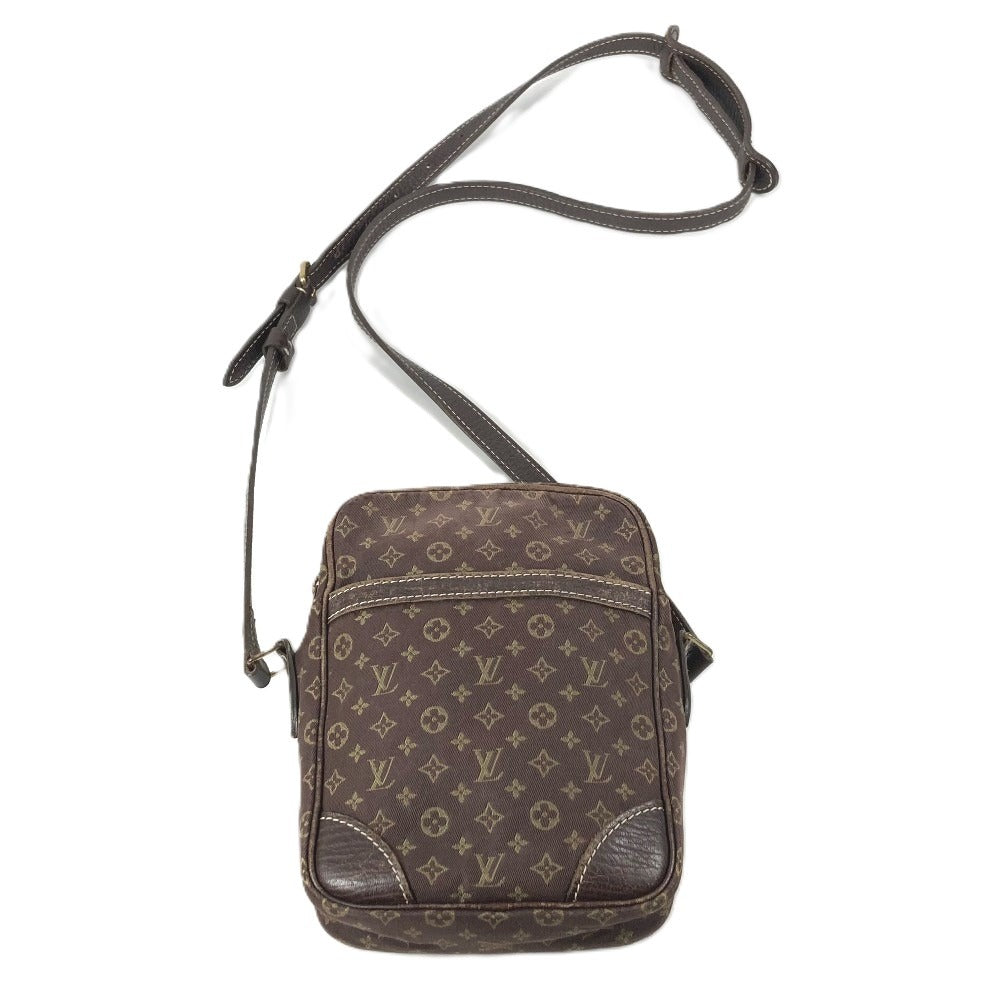 LOUIS VUITTON M95228 Monogram Minilan Danube Shoulder Bag, Pochette, Crossbody Bag, Monogram Minilan Canvas, Unisex, Brown