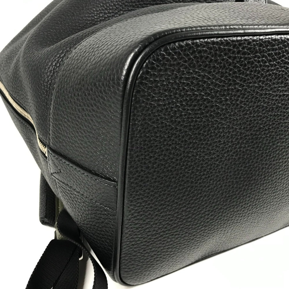 LOUIS VUITTON M55171 LV Logo Taurillon Noé Backpack Daypack Bag Backpack Drawstring Backpack Taurillon Leather Unisex Black