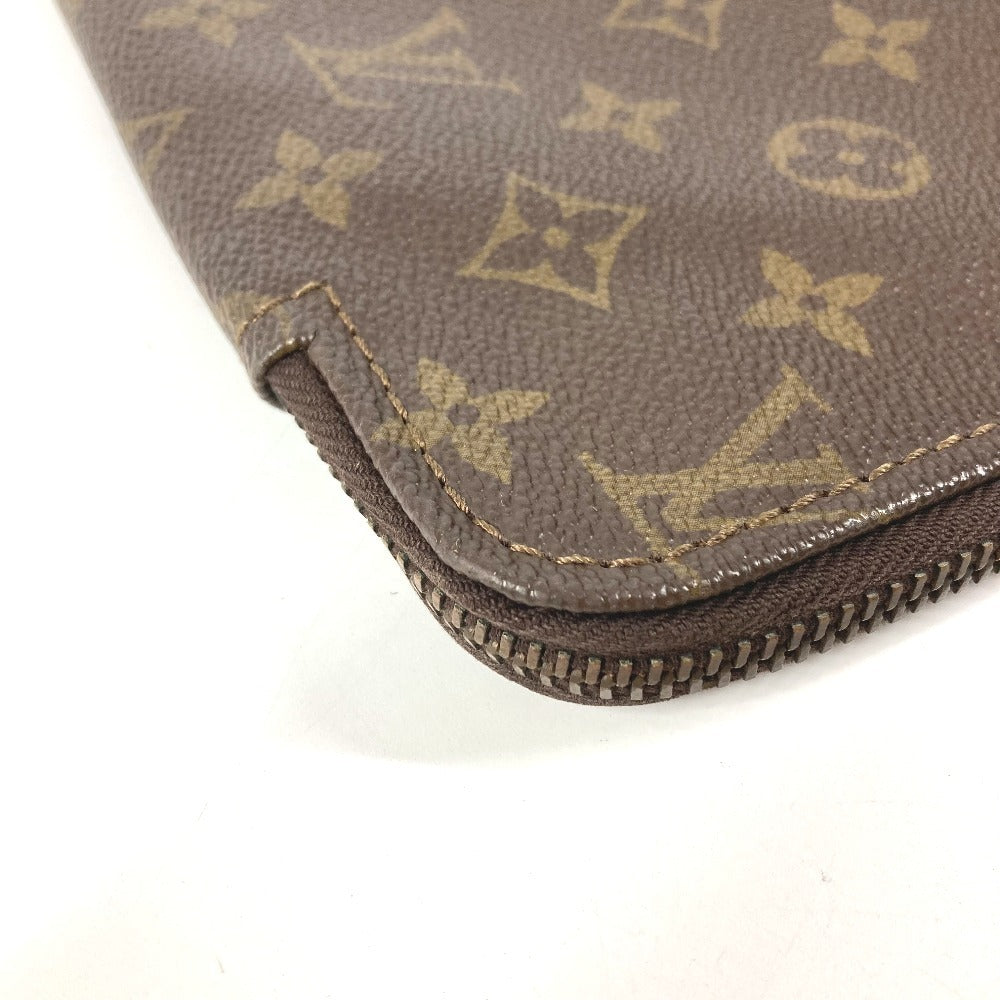 LOUIS VUITTON M53457 Monogram Pochette Documents 30 Bag Second Bag Document Case L-shaped Zipper Clutch Bag Monogram Canvas Unisex Brown