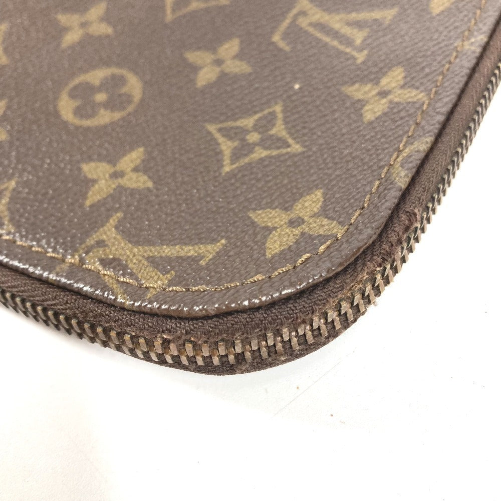 LOUIS VUITTON M53457 Monogram Pochette Documents 30 Bag Second Bag Document Case L-shaped Zipper Clutch Bag Monogram Canvas Unisex Brown