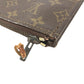 LOUIS VUITTON M53457 Monogram Pochette Documents 30 Bag Second Bag Document Case L-shaped Zipper Clutch Bag Monogram Canvas Unisex Brown