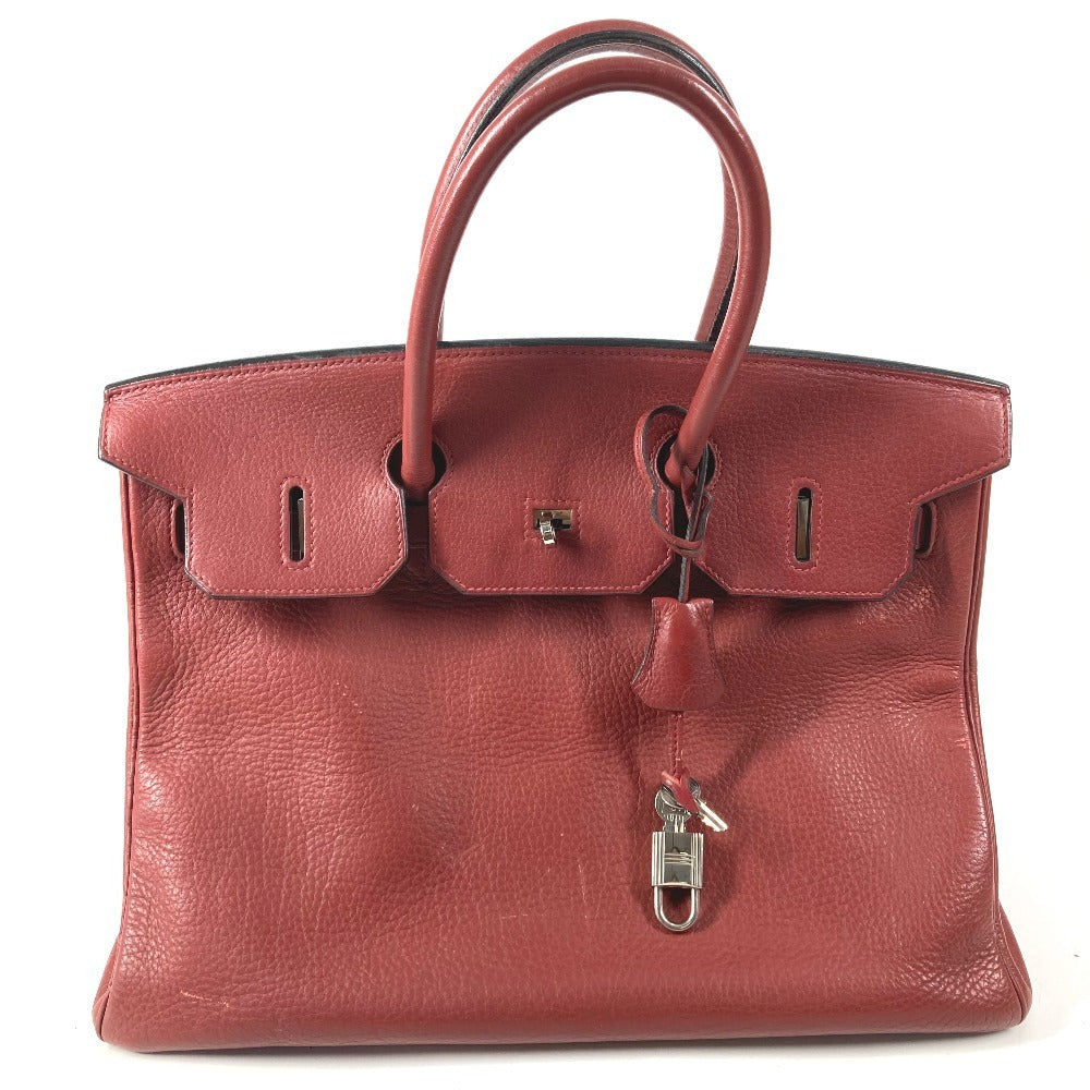 HERMES バーキン35 バーキン 35 カバン トートバッグ ハンドバッグ アルデンヌ ユニセックス ルージュアッシュ 推定 ワインレッド系