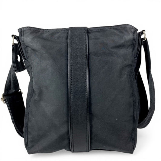 HERMES アカプルコ バンドリエール PM カバン 斜め掛け ポシェット ショルダーバッグ ナイロン ユニセックス ブラック