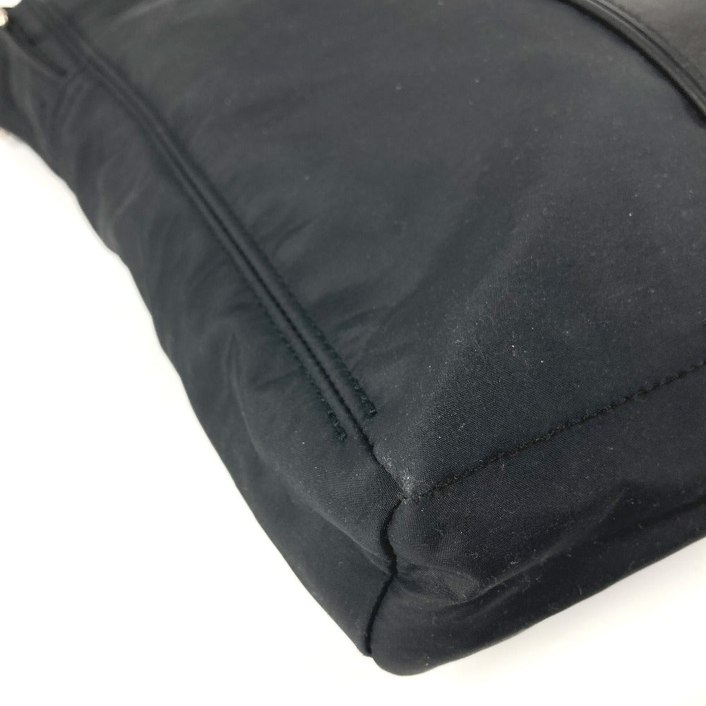 HERMES アカプルコ バンドリエール PM カバン 斜め掛け ポシェット ショルダーバッグ ナイロン ユニセックス ブラック