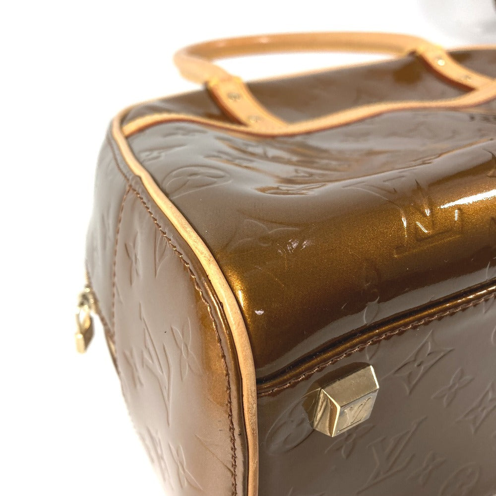LOUIS VUITTON M91103 モノグラムヴェルニ トンプキンススクエア カバン ボストンバッグ ハンドバッグ モノグラムヴェルニキャンバス レディース ブロンズ ブラウン