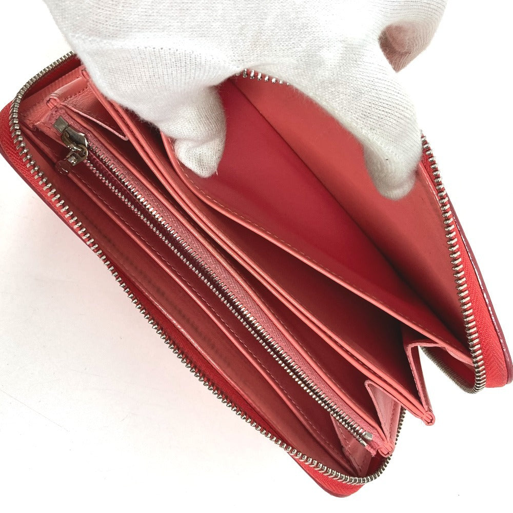 LOUIS VUITTON M58036 モノグラムヴェルニ レイユール ジッピーウォレット ロングウォレット ラウンドファスナー 長財布 モノグラムヴェルニキャンバス ユニセックス ポピーペタル ピンク