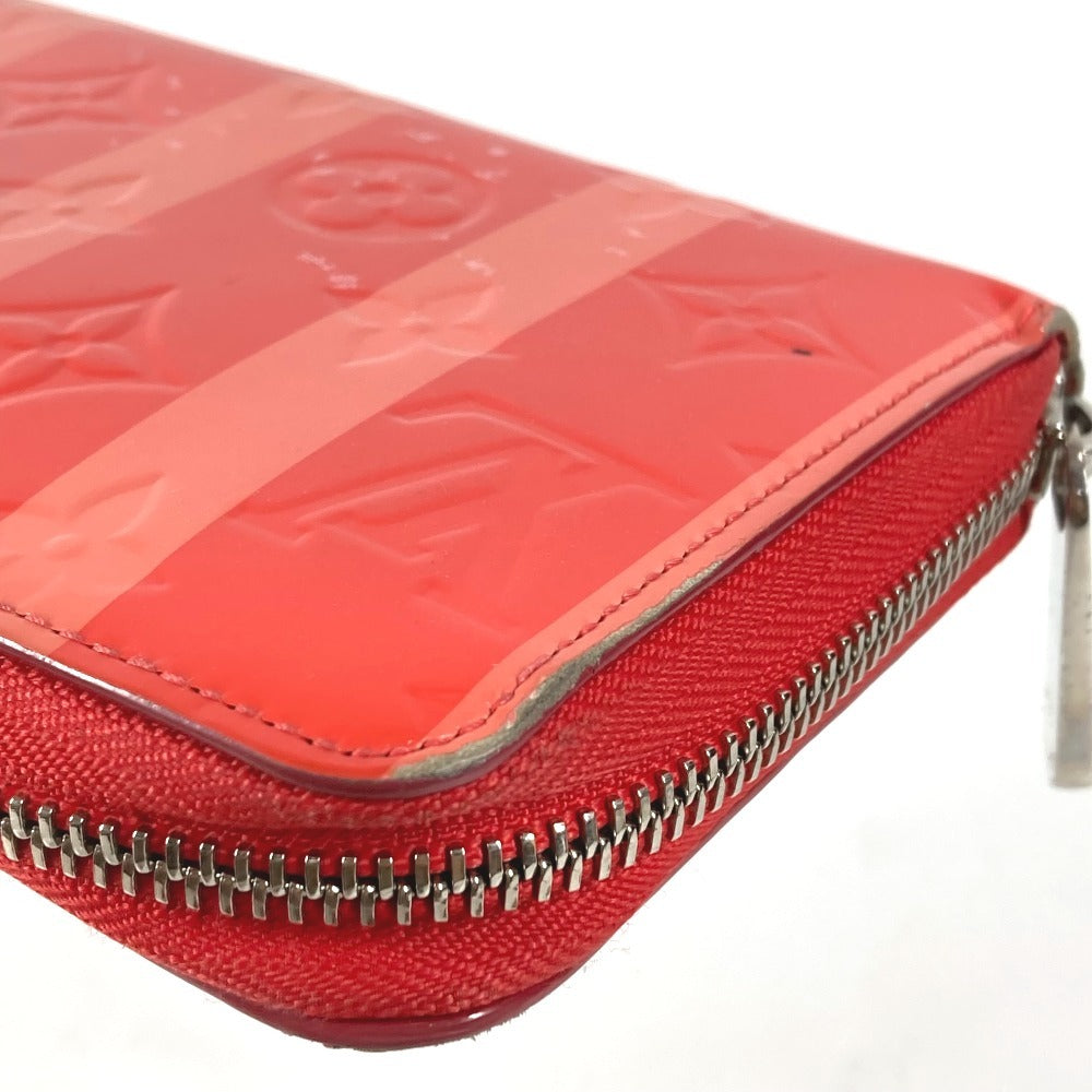 LOUIS VUITTON M58036 モノグラムヴェルニ レイユール ジッピーウォレット ロングウォレット ラウンドファスナー 長財布 モノグラムヴェルニキャンバス ユニセックス ポピーペタル ピンク