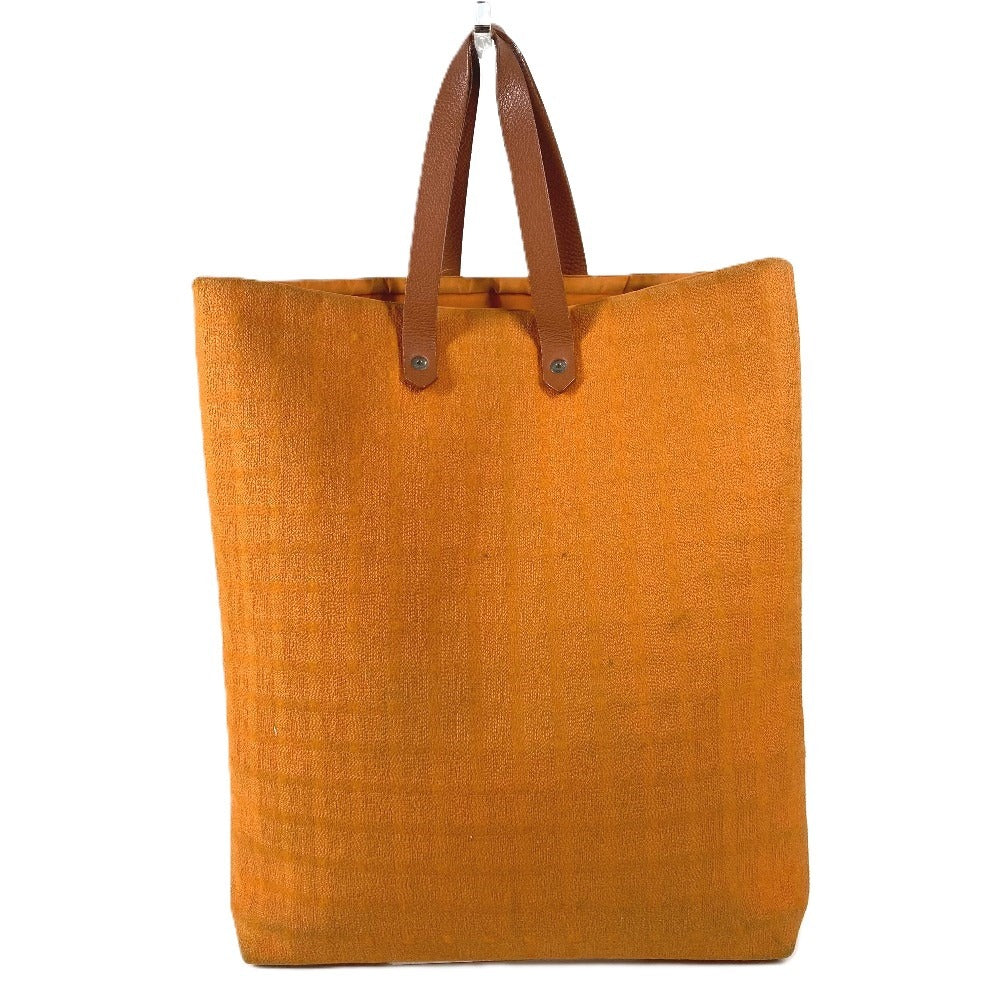 HERMES アメダバ ディアゴ GM アメダバディアゴGM カバン 縦型 トートバッグ ショルダーバッグ コットン ユニセックス オレンジ