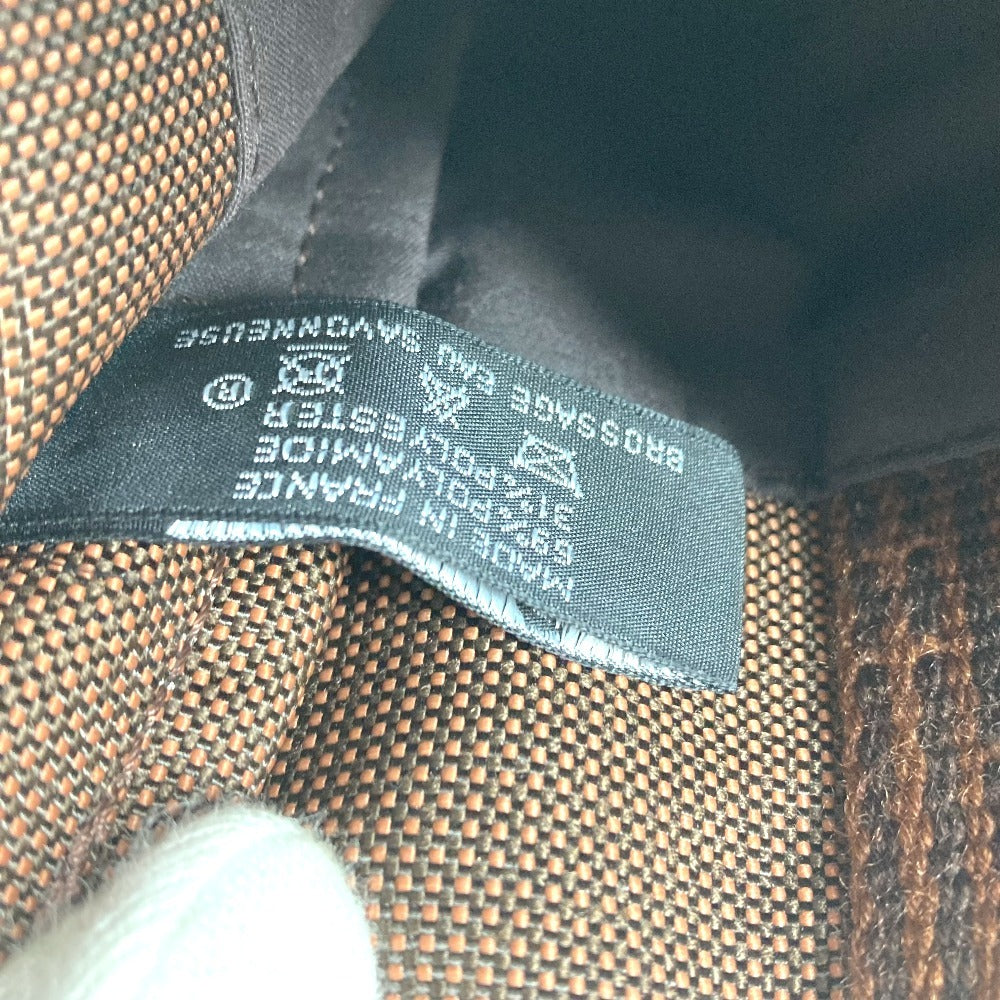 HERMES エールライン ポシェット カバン バッグ 斜め掛け ポシェット ショルダーバッグ キャンバス ユニセックス ブラウン