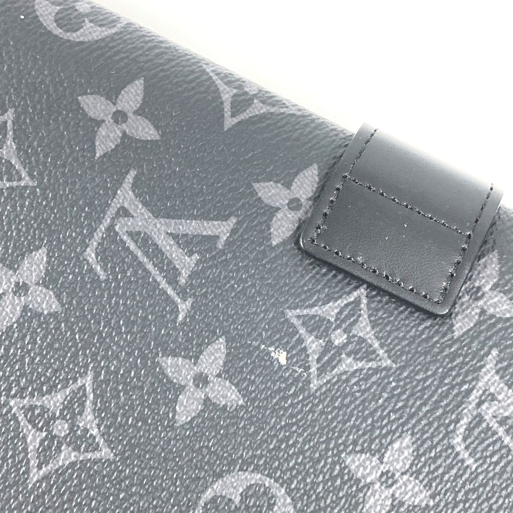 LOUIS VUITTON GI0273 Monogram Eclipse Porte-Documents Frank GM Bag Pouch Clutch Bag Monogram Eclipse Canvas Unisex Black