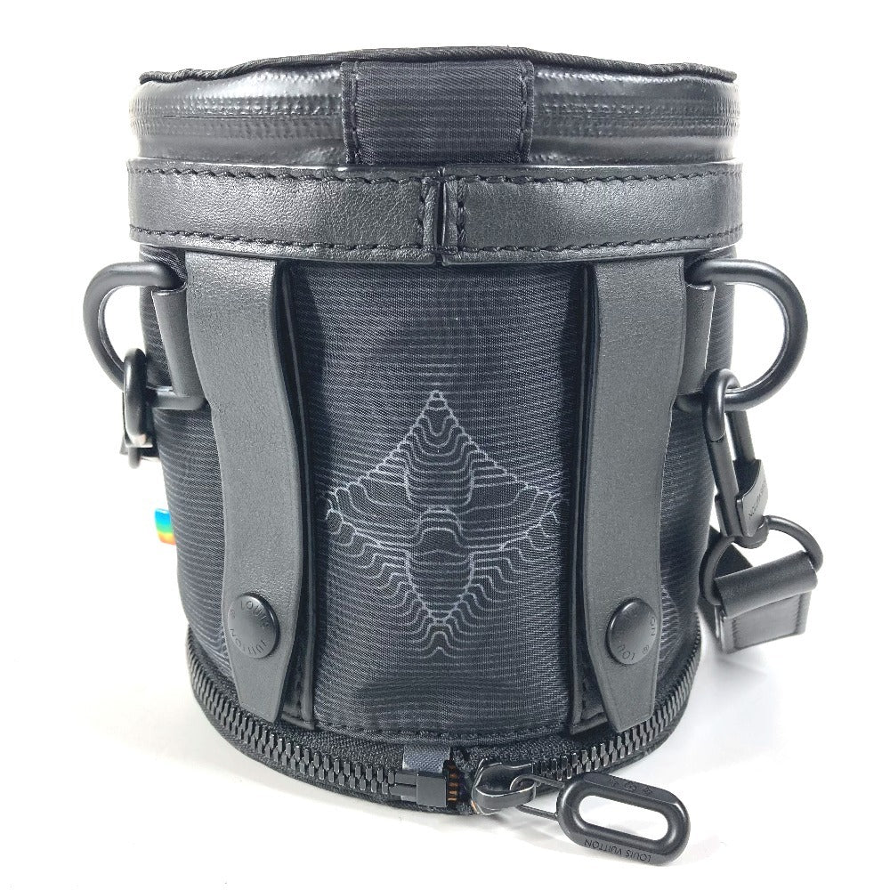 LOUIS VUITTON M45604 ルイヴィトン 2054 エクスパンダブル ポロション カバン 斜め掛け ポーチ レインボー ショルダーバッグ レザー/ナイロン ユニセックス ブラック