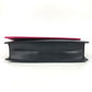 SAINT LAURENT PARIS 318026 Bicolor Bag Pouch Flap Clutch Bag Leather Unisex Black