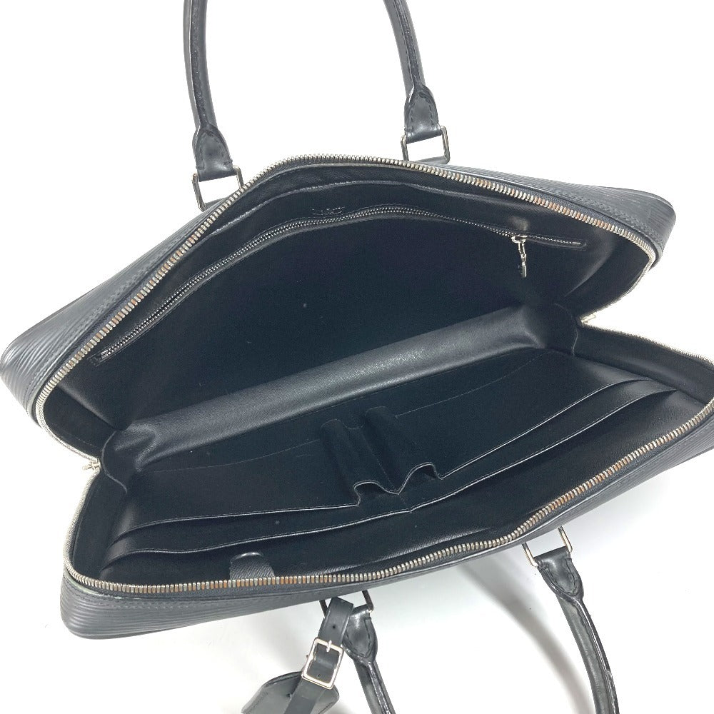 LOUIS VUITTON M54472 エピ ポルト ドキュマン ヴォワヤージュ PDV ハンドバッグ ビジネスバッグ エピレザー ユニセックス ノワール ブラック