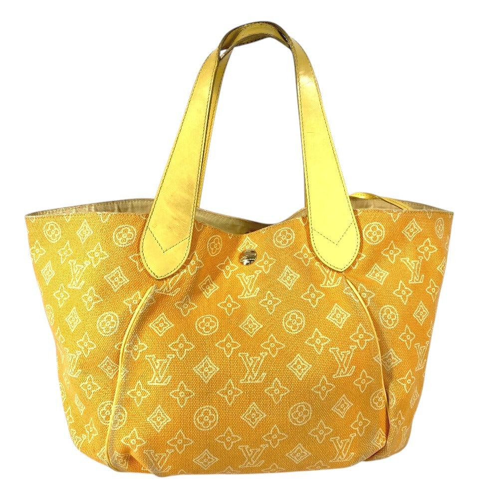 LOUIS VUITTON M95985 モノグラムビーチ カバイパネマGM カバ イパネマ GM トートバッグ カバン 肩掛け ポーチ付き ショルダーバッグ レザー/キャンバス ユニセックス イエロー