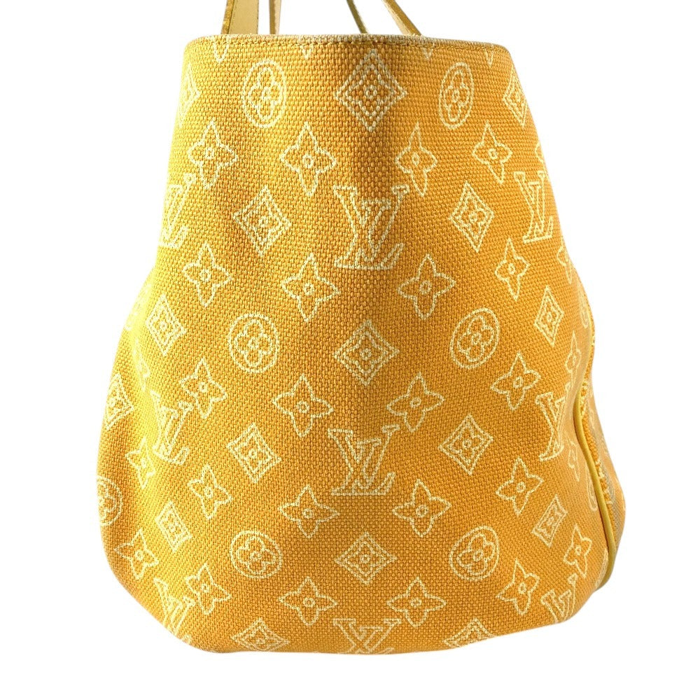 LOUIS VUITTON M95985 モノグラムビーチ カバイパネマGM カバ イパネマ GM トートバッグ カバン 肩掛け ポーチ付き ショルダーバッグ レザー/キャンバス ユニセックス イエロー
