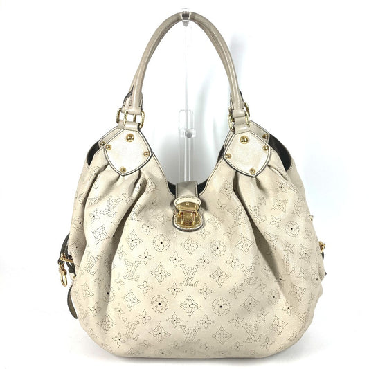 LOUIS VUITTON M93059 モノグラムマヒナ XL ハンドバッグ 肩掛け カバン ショルダーバッグ モノグラムマヒナレザー レディース ラン ホワイト