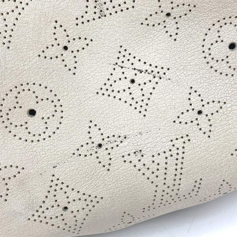 LOUIS VUITTON M93059 モノグラムマヒナ XL ハンドバッグ 肩掛け カバン ショルダーバッグ モノグラムマヒナレザー レディース ラン ホワイト