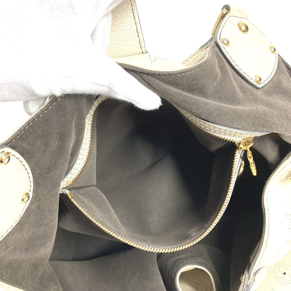 LOUIS VUITTON M93059 モノグラムマヒナ XL ハンドバッグ 肩掛け カバン ショルダーバッグ モノグラムマヒナレザー レディース ラン ホワイト