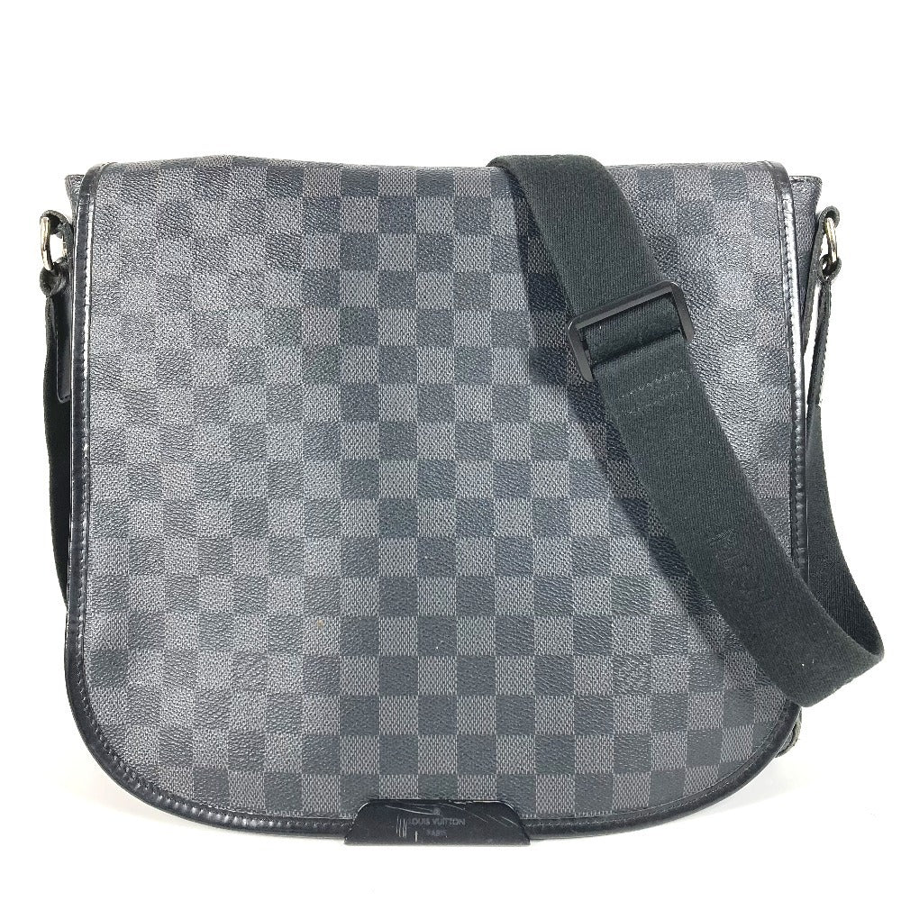 LOUIS VUITTON N58029 ダミエグラフィット ダニエルMM ダニエル MM カバン メッセンジャーバッグ フラップ ショルダーバッグ ダミエグラフィットキャンバス ユニセックス ブラック