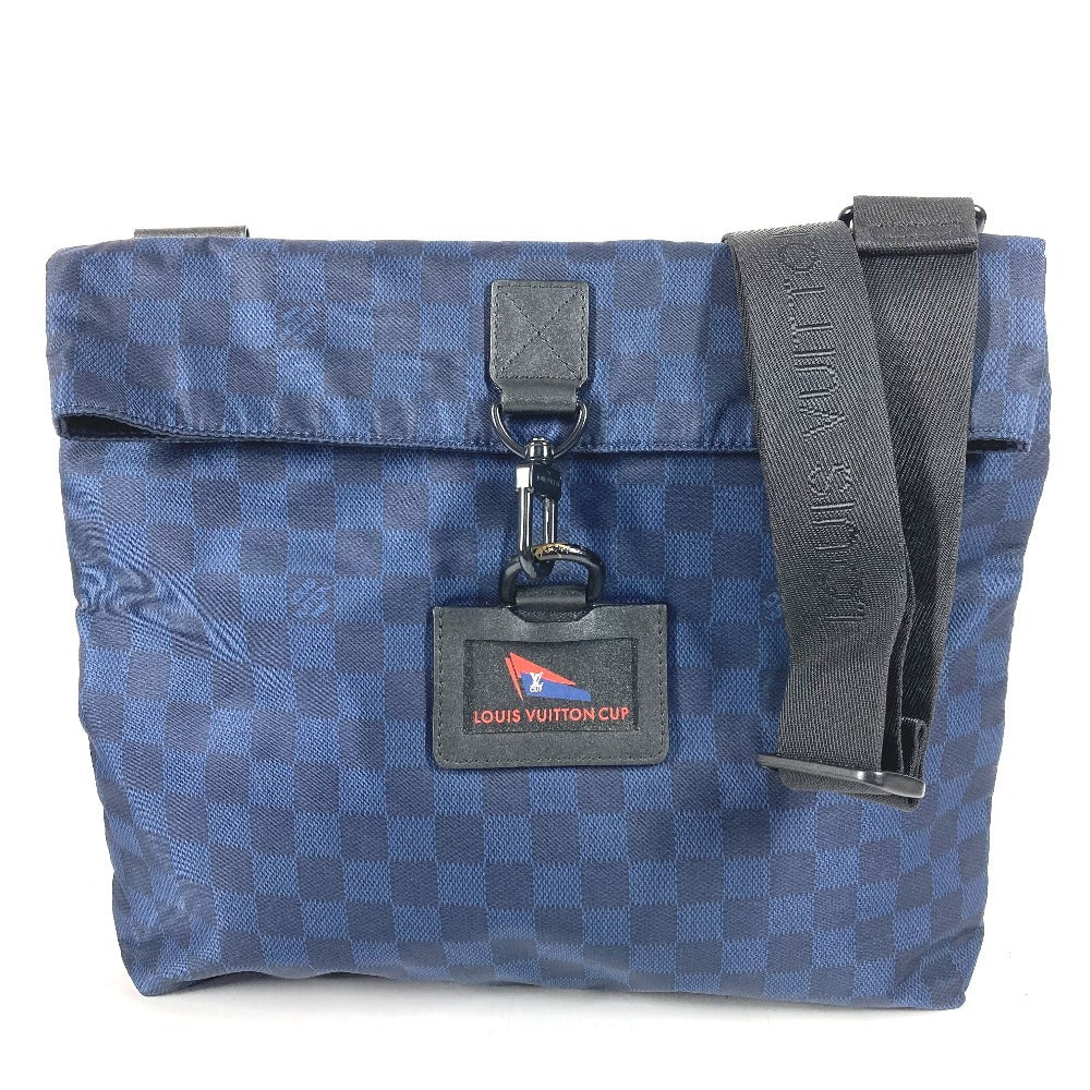 LOUIS VUITTON N41251 ダミエチャレンジ LV CUP アリゼ カバン 斜め掛け ショルダーバッグ ナイロン ユニセックス ブルー
