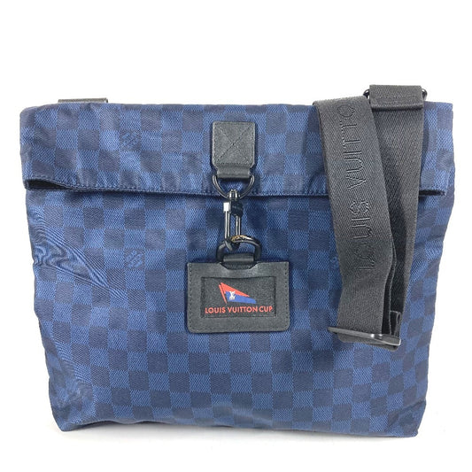LOUIS VUITTON N41251 ダミエチャレンジ LV CUP アリゼ カバン 斜め掛け ショルダーバッグ ナイロン ユニセックス ブルー