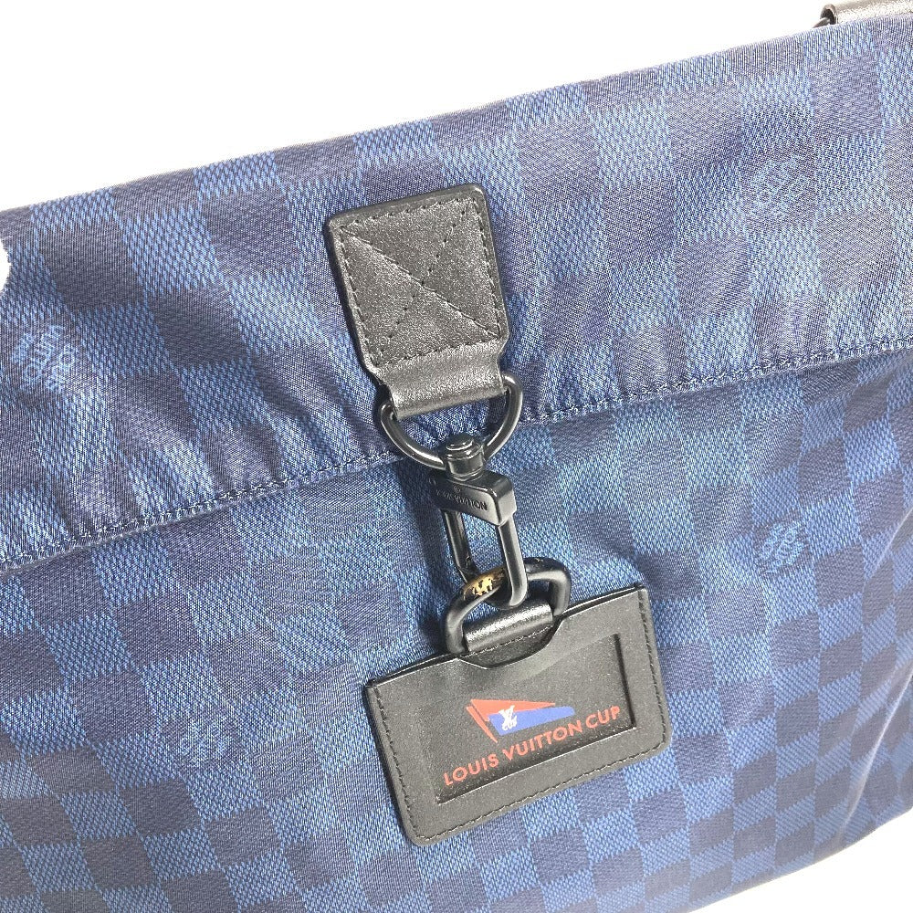 LOUIS VUITTON N41251 ダミエチャレンジ LV CUP アリゼ カバン 斜め掛け ショルダーバッグ ナイロン ユニセックス ブルー