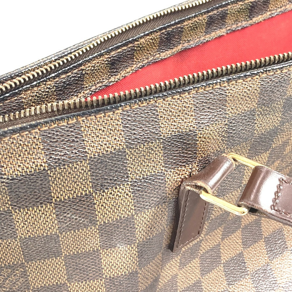 LOUIS VUITTON N51152 ダミエ カバメゾ カバン トートバッグ 肩掛け SPO ショルダーバッグ ダミエキャンバス ユニセックス エベヌ ブラウン