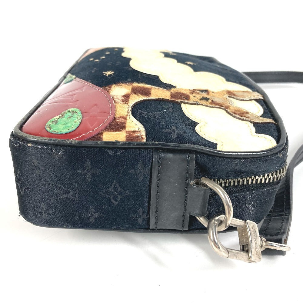 LOUIS VUITTON M92275 モノグラムサテン ポシェット コント ドゥ フェ ポシェットコントドゥフェ ハンドバッグ 肩掛け ショルダーバッグ モノグラムサテンキャンバス レディース ブラック
