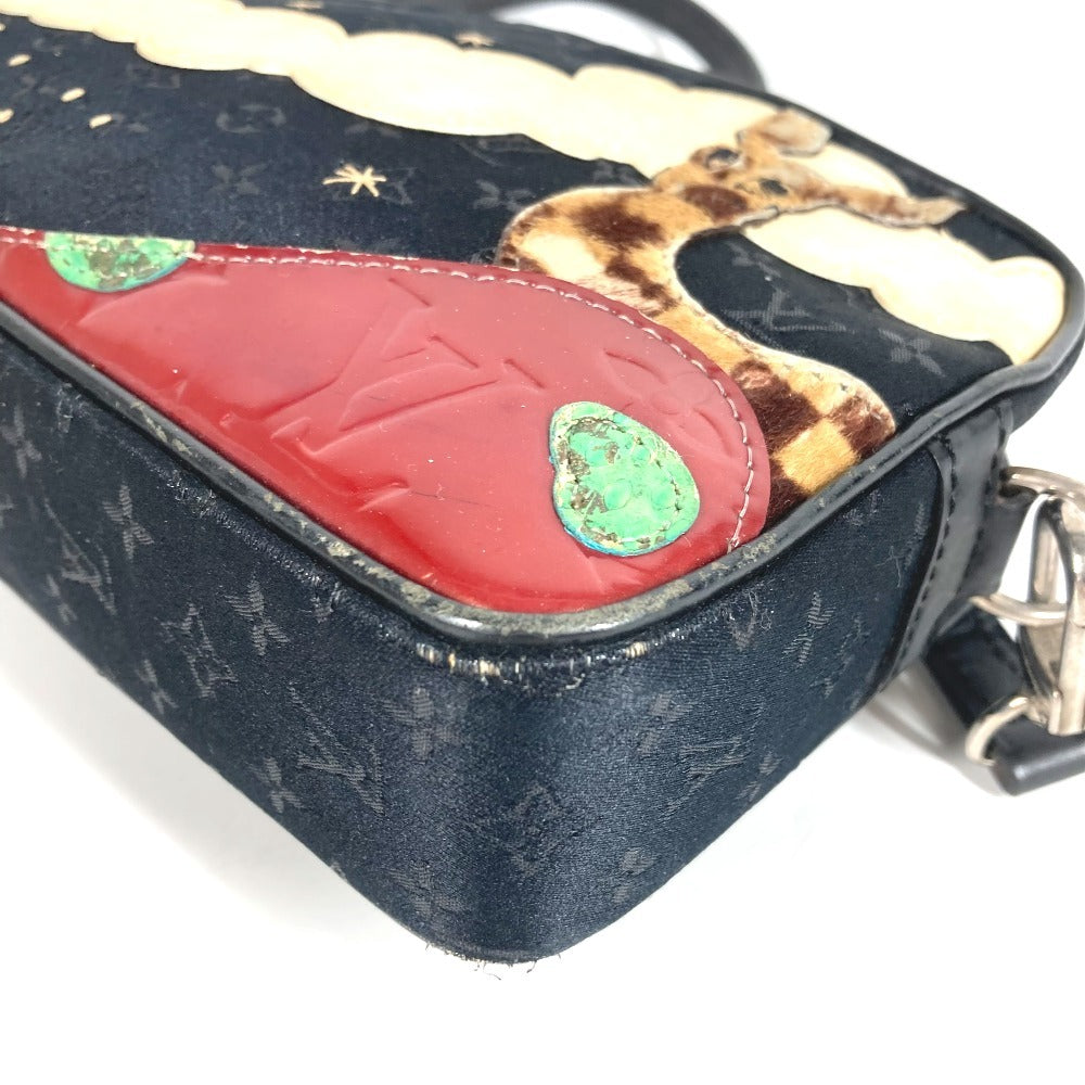 LOUIS VUITTON M92275 モノグラムサテン ポシェット コント ドゥ フェ ポシェットコントドゥフェ ハンドバッグ 肩掛け ショルダーバッグ モノグラムサテンキャンバス レディース ブラック