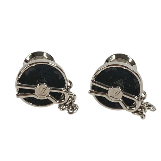LOUIS VUITTON M68882 モノグラムエクリプス ピンロック カフス アクセサリー カフリンクス ボタン カフス モノグラムエクリプスキャンバス ユニセックス ブラック
