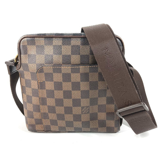 LOUIS VUITTON N41442 ダミエ オラフPM オラフ PM 斜め掛けバッグ カバン ポシェット ショルダーバッグ ダミエキャンバス ユニセックス エベヌ ブラウン