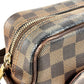 LOUIS VUITTON N41442 ダミエ オラフPM オラフ PM 斜め掛けバッグ カバン ポシェット ショルダーバッグ ダミエキャンバス ユニセックス エベヌ ブラウン