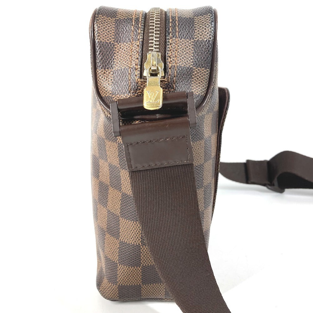 LOUIS VUITTON N41442 ダミエ オラフPM オラフ PM 斜め掛けバッグ カバン ポシェット ショルダーバッグ ダミエキャンバス ユニセックス エベヌ ブラウン