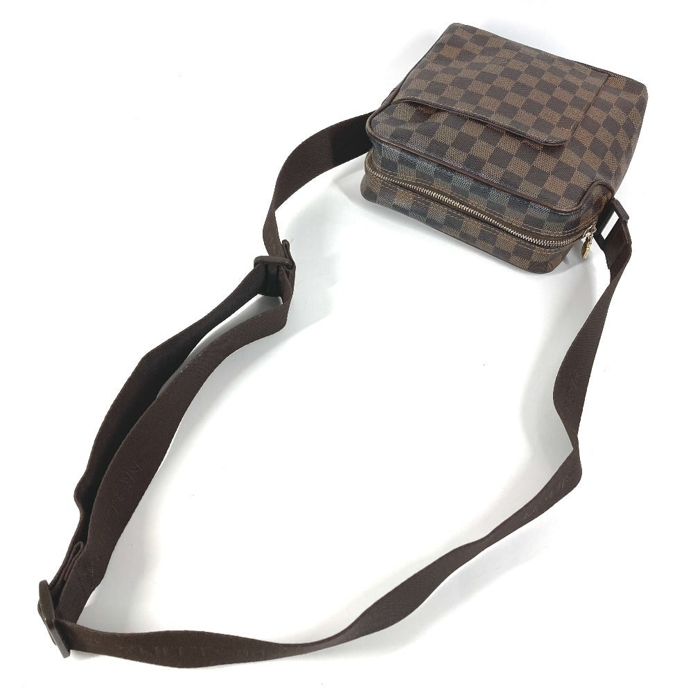 LOUIS VUITTON N41442 ダミエ オラフPM オラフ PM 斜め掛けバッグ カバン ポシェット ショルダーバッグ ダミエキャンバス ユニセックス エベヌ ブラウン