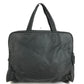 PRADA Triangle Logo Plate Handbag Tote Bag Briefcase Document Bag Business Bag Nylon Unisex Black