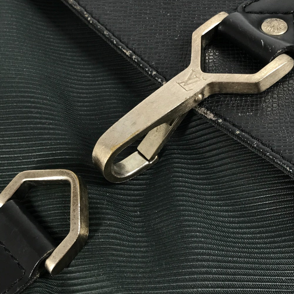 LOUIS VUITTON M30162 タイガ デルスー 斜め掛け カバン フラップ メッセンジャーバッグ ショルダーバッグ タイガレザー ユニセックス アルドワーズ ブラック