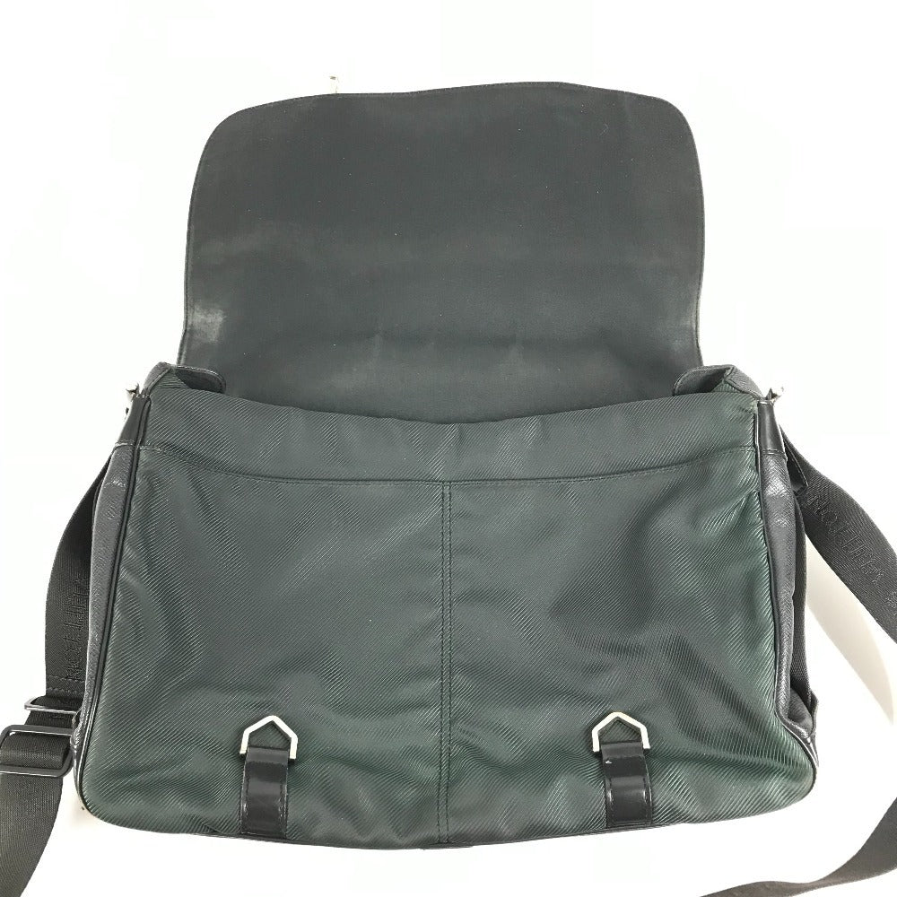 LOUIS VUITTON M30162 タイガ デルスー 斜め掛け カバン フラップ メッセンジャーバッグ ショルダーバッグ タイガレザー ユニセックス アルドワーズ ブラック