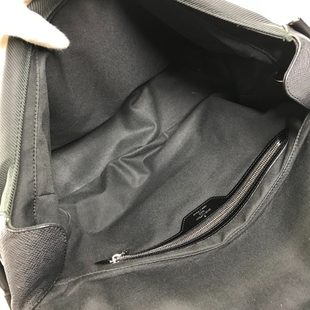 LOUIS VUITTON M30162 タイガ デルスー 斜め掛け カバン フラップ メッセンジャーバッグ ショルダーバッグ タイガレザー ユニセックス アルドワーズ ブラック