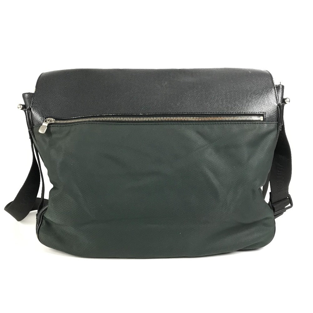 LOUIS VUITTON M30162 タイガ デルスー 斜め掛け カバン フラップ メッセンジャーバッグ ショルダーバッグ タイガレザー ユニセックス アルドワーズ ブラック